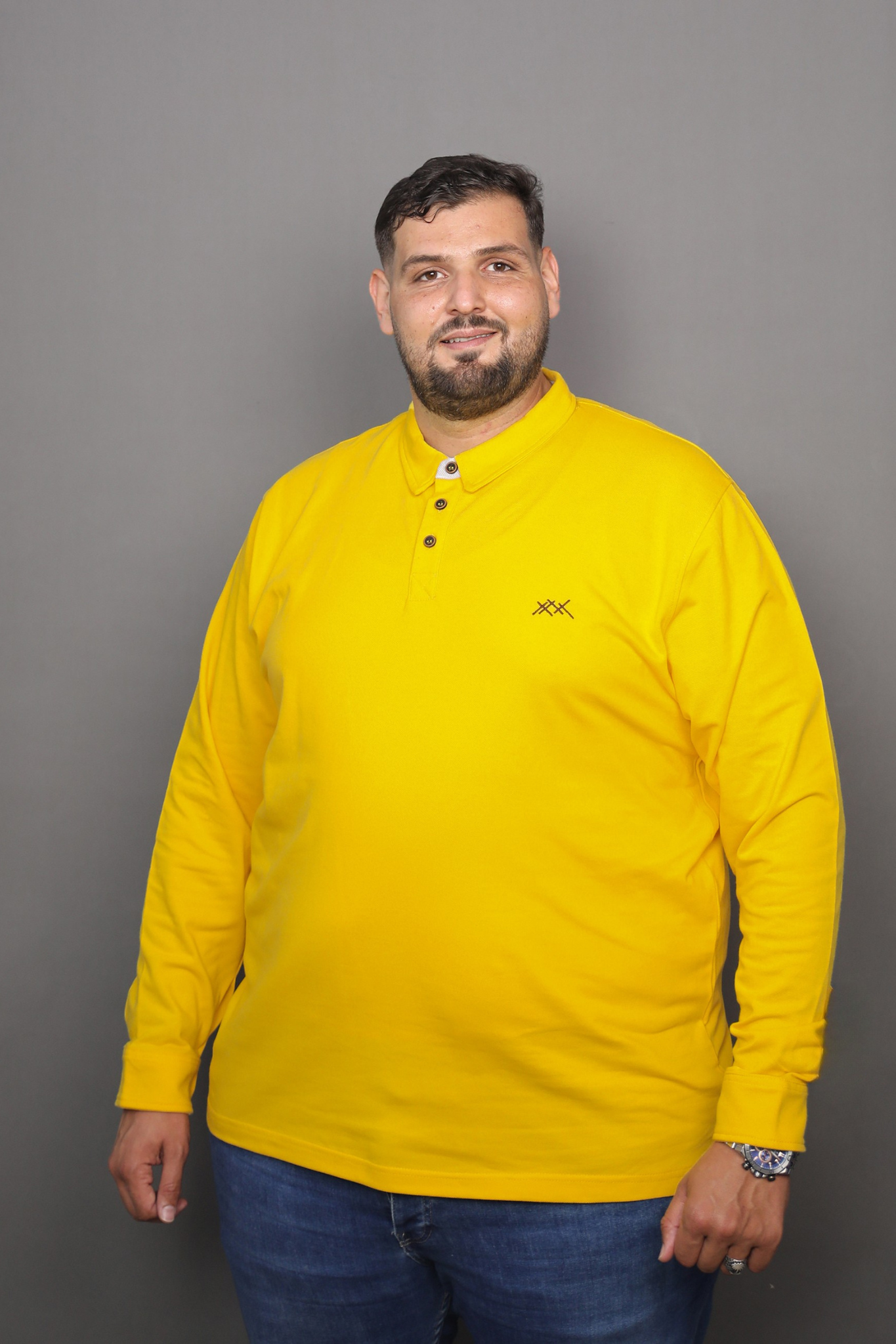 POLO ML JAUNE