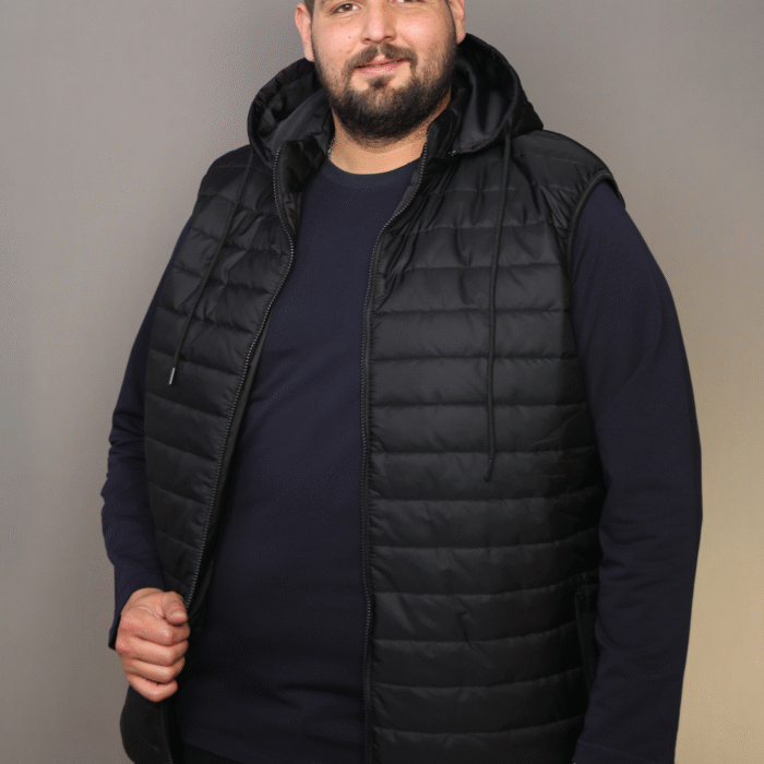 Doudoune Sans Manches Noir