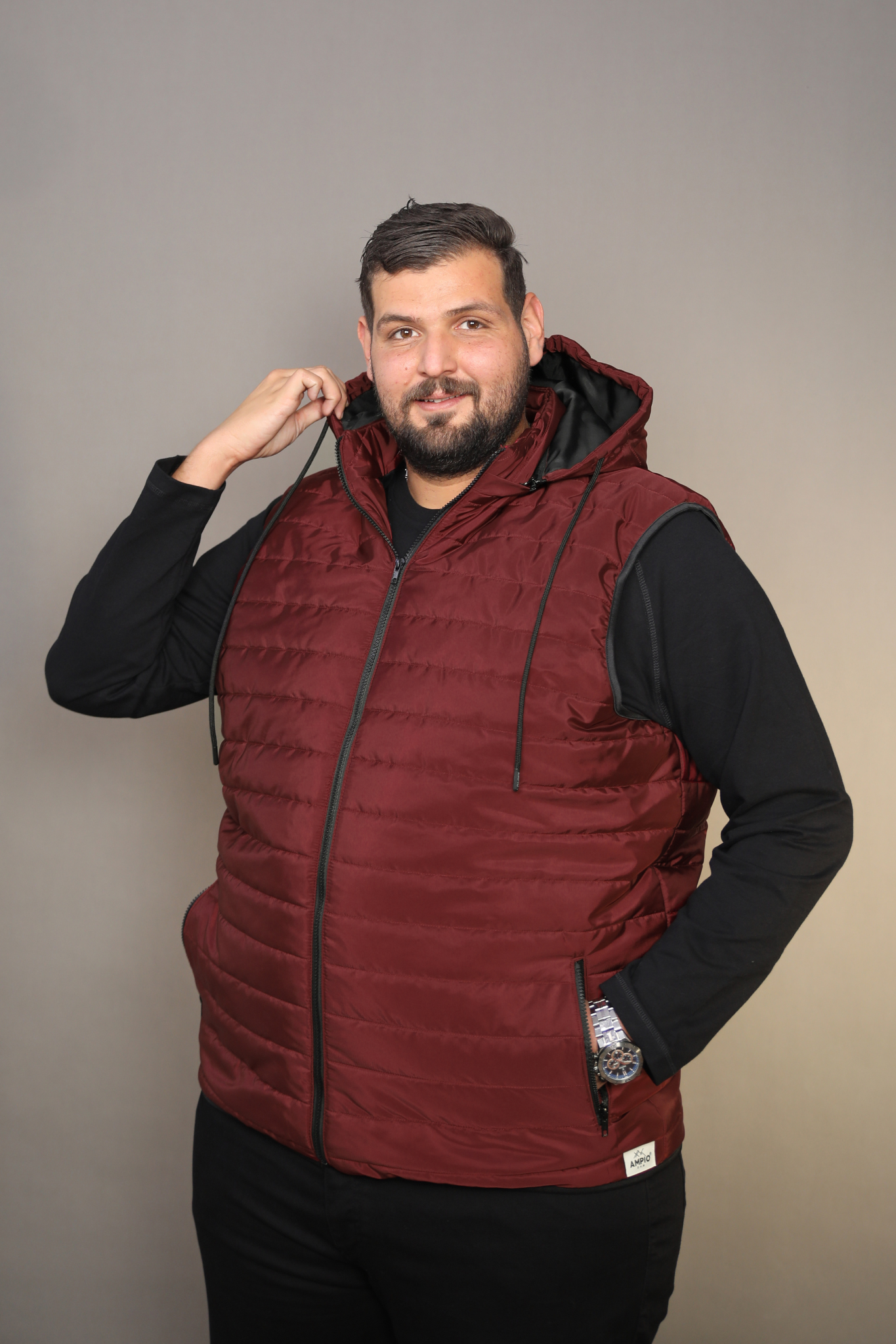 Doudoune Sans Manches Rouge