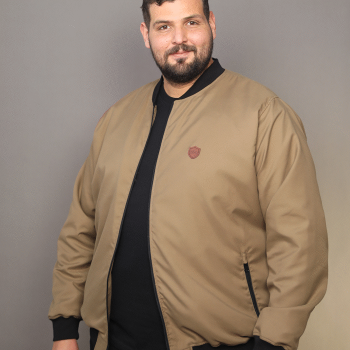 Blouson Bomber Beige