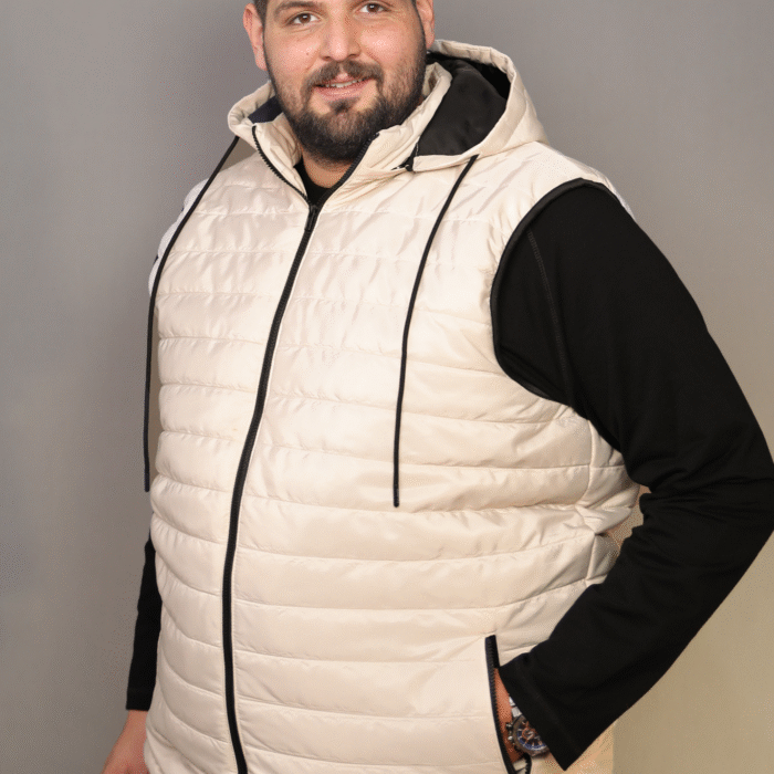 Doudoune Sans Manches Blanc