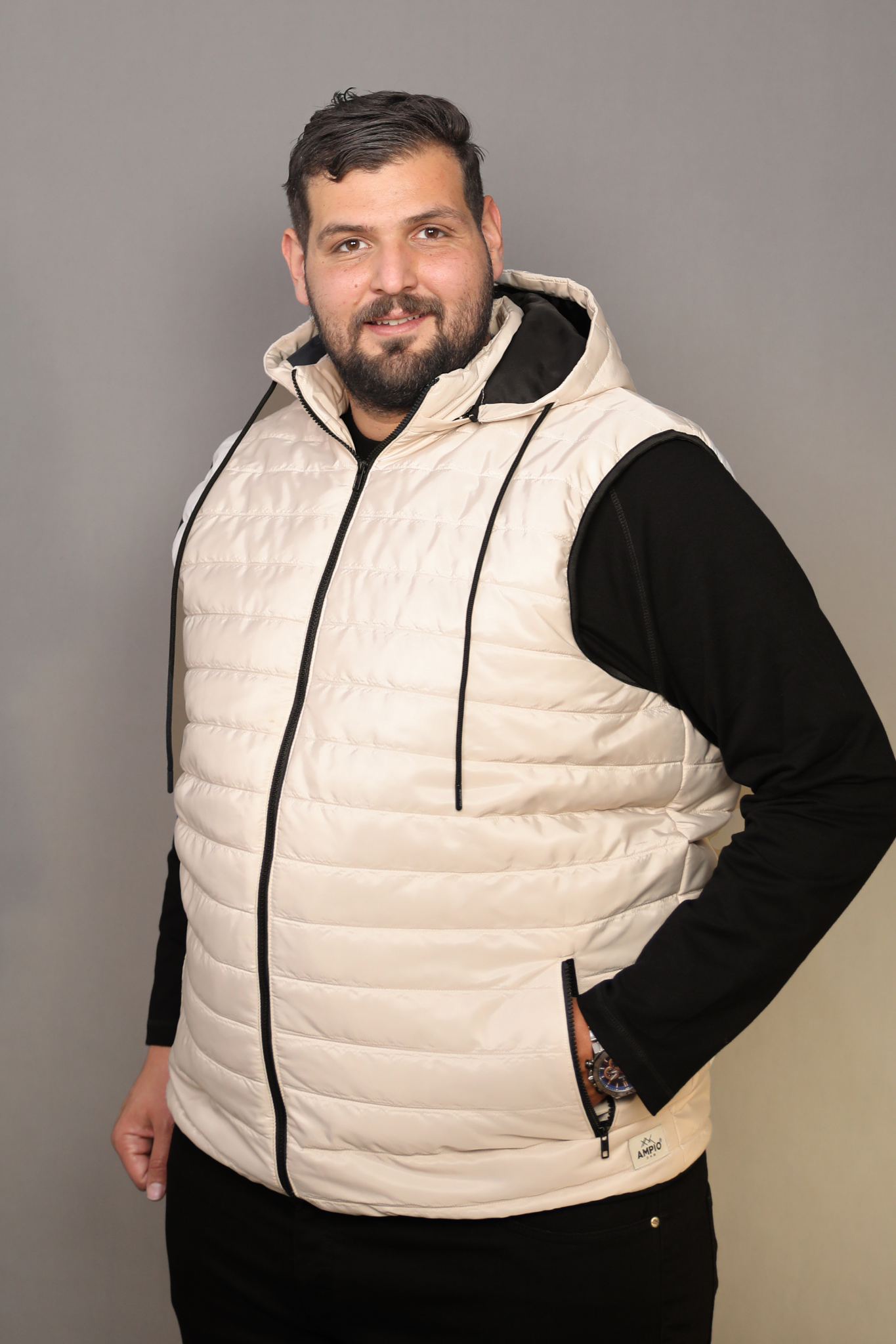 Doudoune Sans Manches Blanc