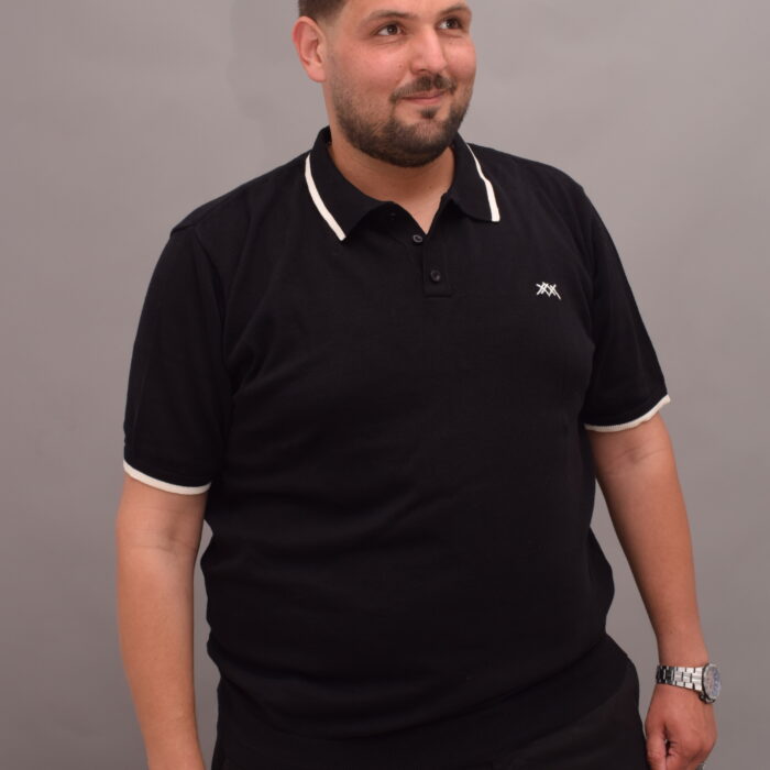 POLO MC NOIR PMCL2601