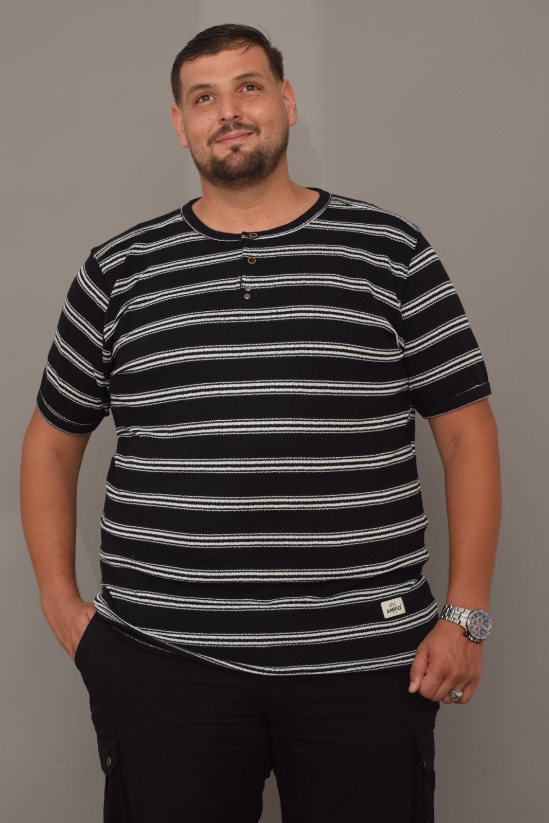T-shirt Henley TSHNC2601