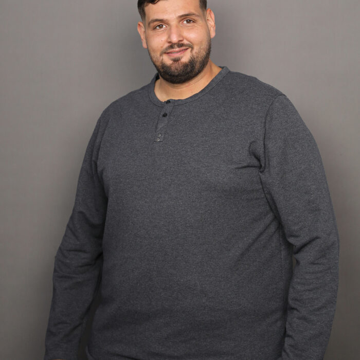 HENLEY GRIS CH ML HNL2603